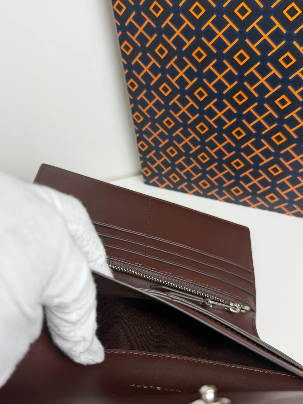 Tory Burch elegant envelope